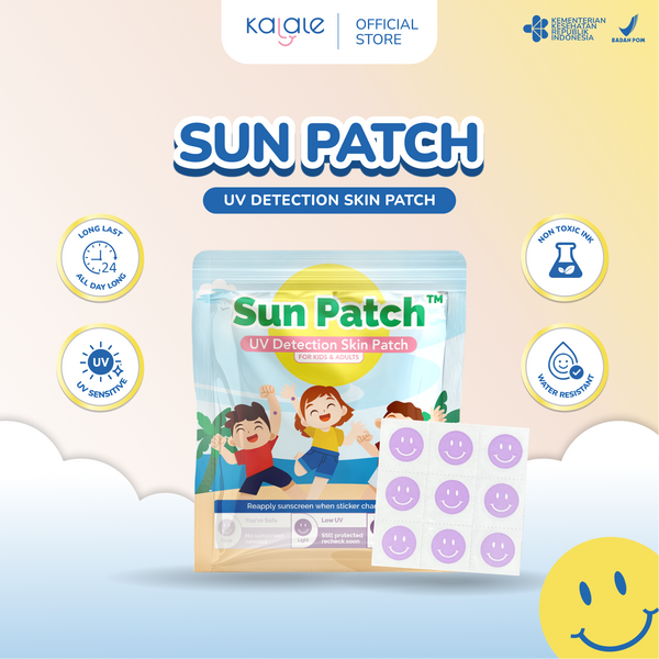 Sun Patch - UV Detection Skin Patch For Sunscreen/Sunblock For Kids & Adults