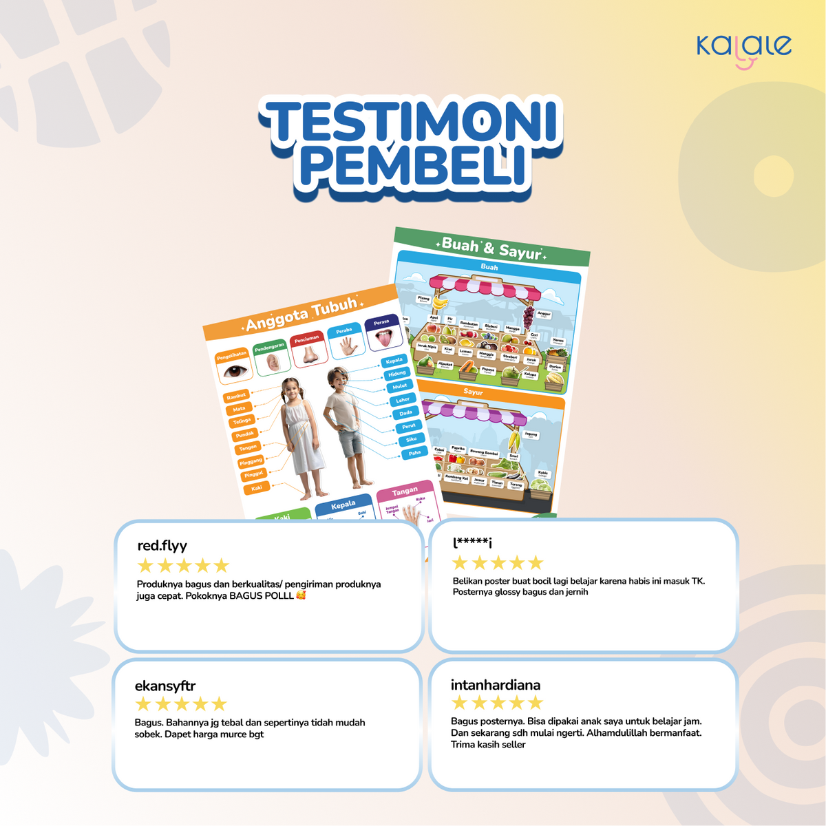 GOOROO by Kalale - Poster Pendidikan Edukasi Mainan Belajar Anak Usia Balita Batita PAUD TK SD MI - Image 7