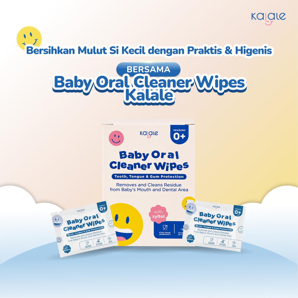 Kalale Baby Oral Cleaner Wipes – Baby Tongue Tooth Gum Wipes Tisu Pembersih Gusi Gigi Lidah Bayi - Image 9