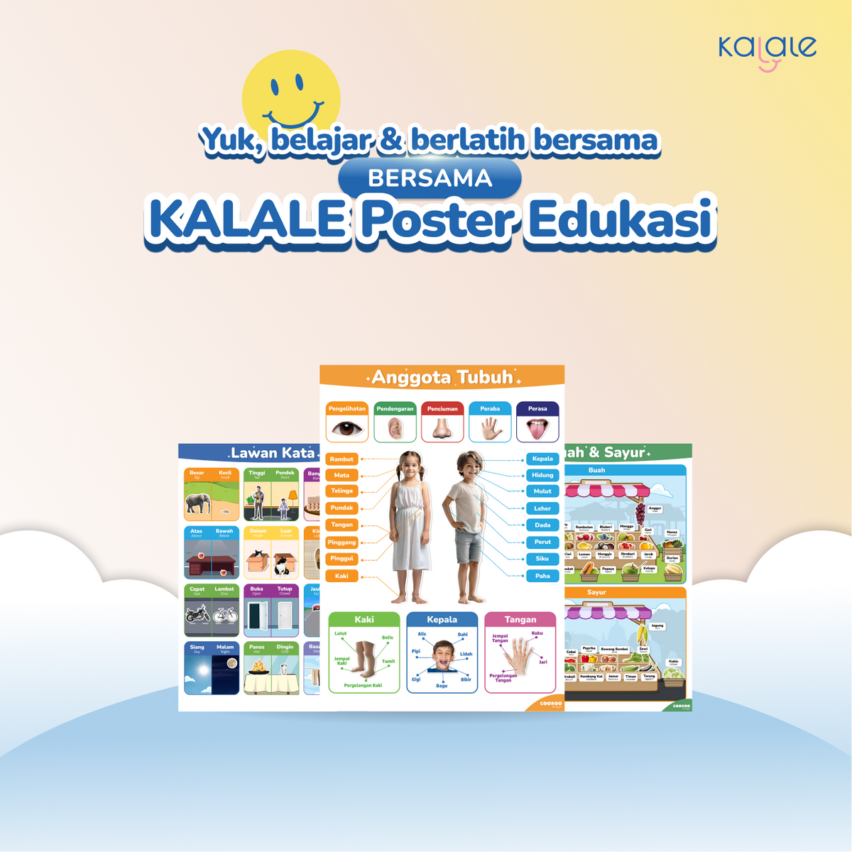GOOROO by Kalale - Poster Pendidikan Edukasi Mainan Belajar Anak Usia Balita Batita PAUD TK SD MI - Image 8