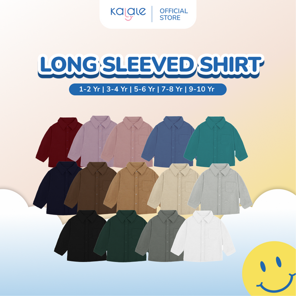Kalale - Long Sleeve Shirt Kemeja Lengan Panjang Anak Laki-laki 1-10 Tahun