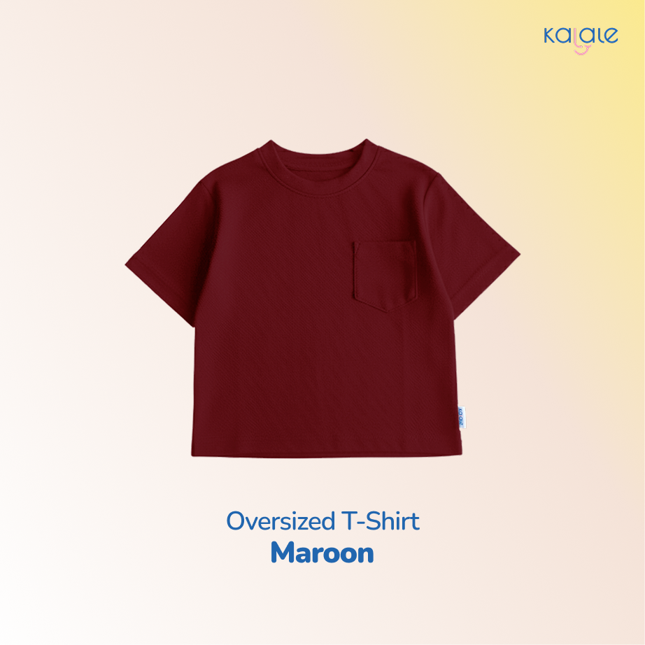 Kalale - Oversized T-Shirt Kemeja Anak Laki-Laki Lengan Pendek Bahan Katun Lembut Adem 1-10 Tahun Warna Lengkap - Image 14