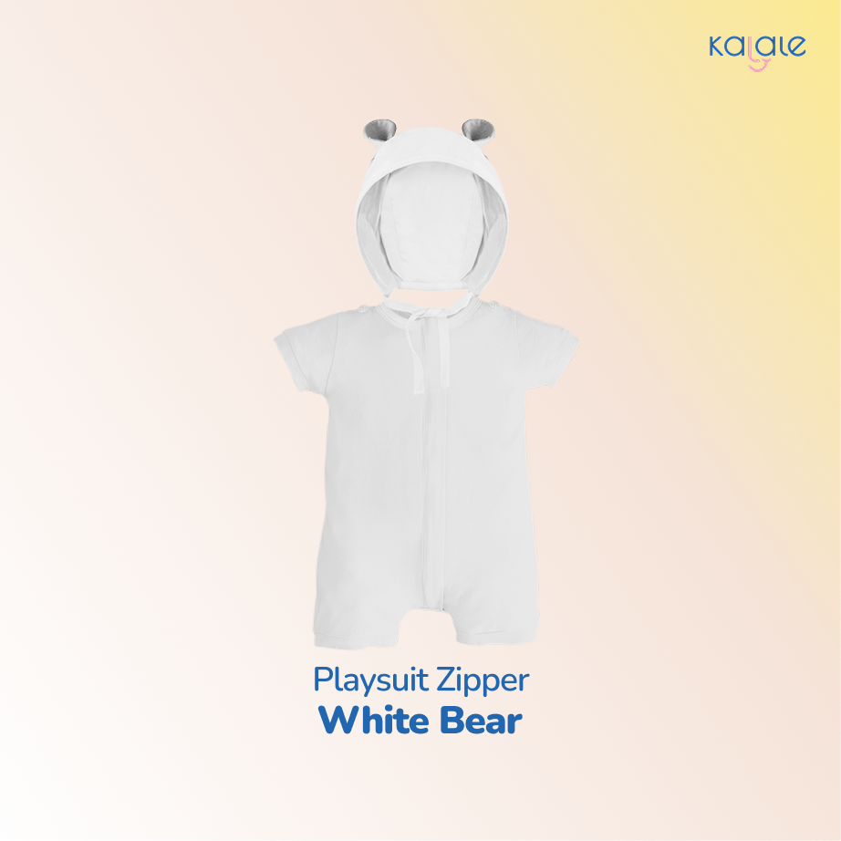 Kalale Baby Playsuit Zipper free Bonnet Animal (Romper / Jumper / Jumpsuit Anak dan Bayi) - Image 8