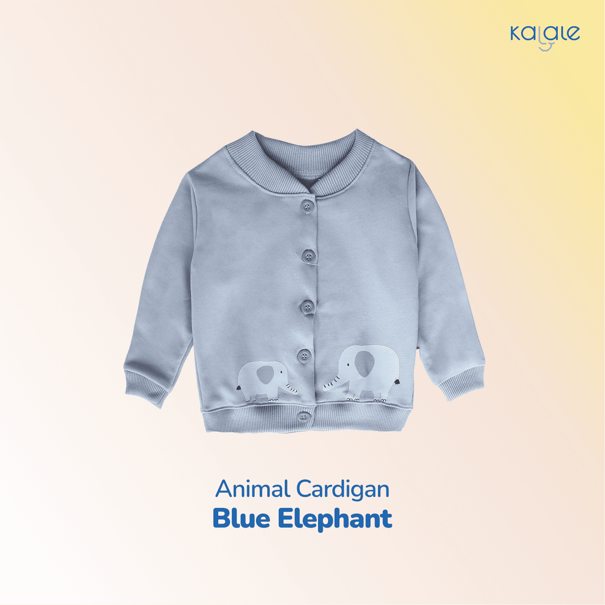 Kalale Cardigan 1-6 Tahun (Atasan Sweater Outer Kancing Karakter Hewan Anak Usia 1 2 3 4 5 6 Tahun) - Image 5