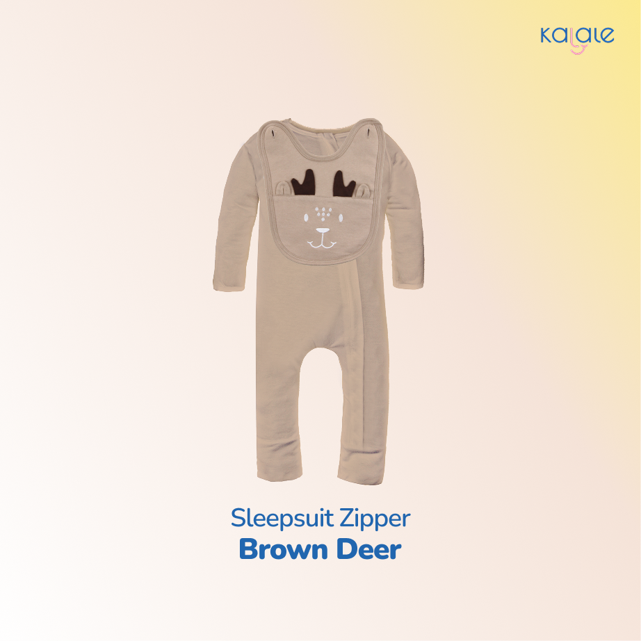 Kalale Baby Sleepsuit Zipper (Jumper / Jumpsuit / Piyama Anak dan Bayi) - Image 5