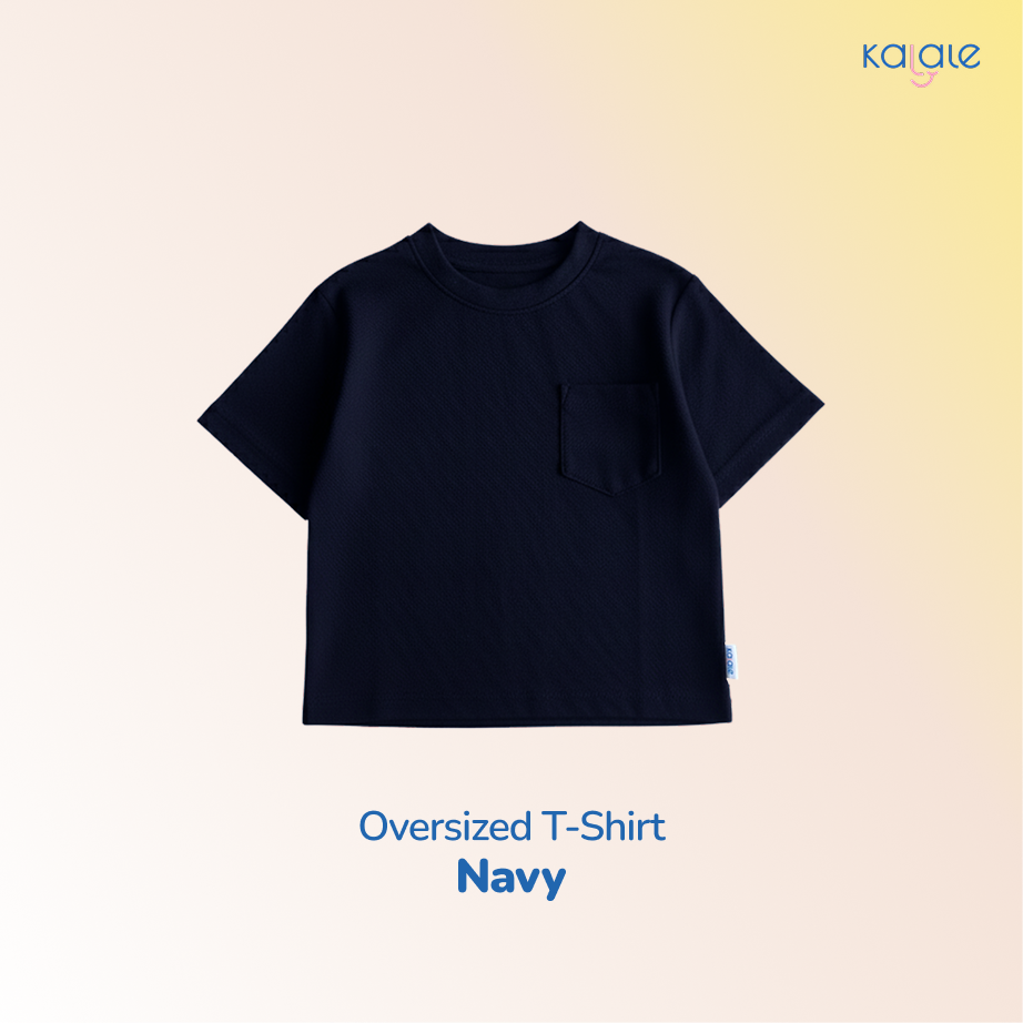 Kalale - Oversized T-Shirt Kemeja Anak Laki-Laki Lengan Pendek Bahan Katun Lembut Adem 1-10 Tahun Warna Lengkap - Image 15