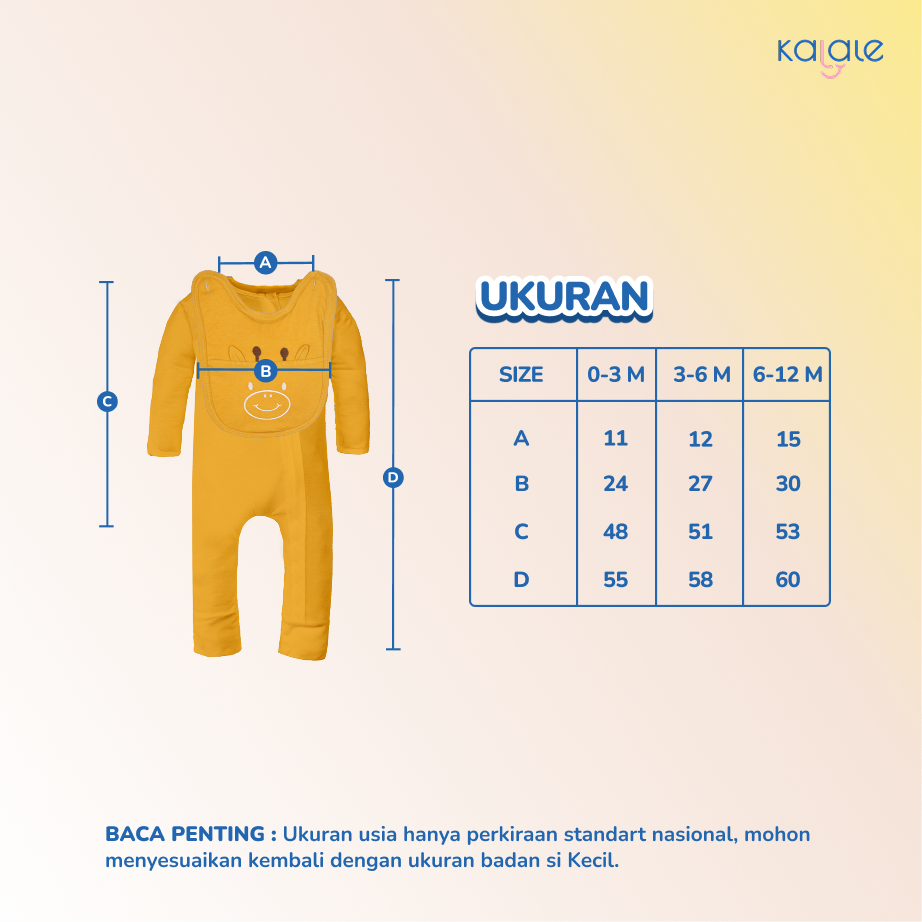 Kalale Baby Sleepsuit Zipper (Jumper / Jumpsuit / Piyama Anak dan Bayi) - Image 4