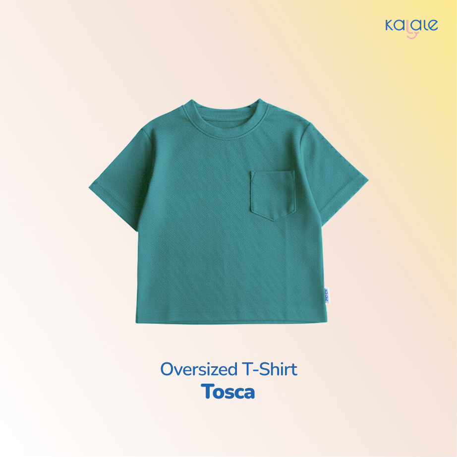Kalale - Oversized T-Shirt Kemeja Anak Laki-Laki Lengan Pendek Bahan Katun Lembut Adem 1-10 Tahun Warna Lengkap - Image 18