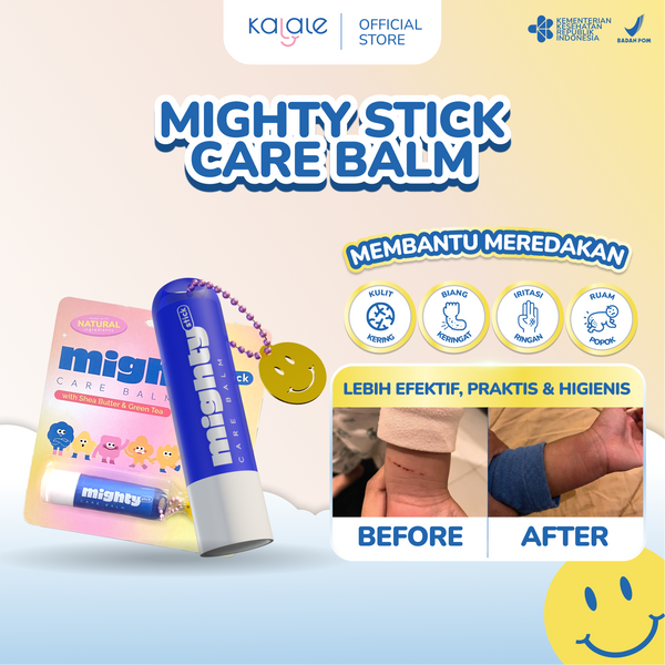 Kalale Mighty Stick Care Baby Balm – Balm Bayi Stick Higenis Praktis untuk Perawatan Kulit Harian, Kulit Kering, Ruam Popok & Iritasi Ringan