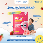 Kalale Vita+ Multivitamin + Probiotics Gummy Strawberry | Vitamin Anak Sugar Free Gummies | Mengandung 2.5 Miliar Probiotik Baik thumbnail