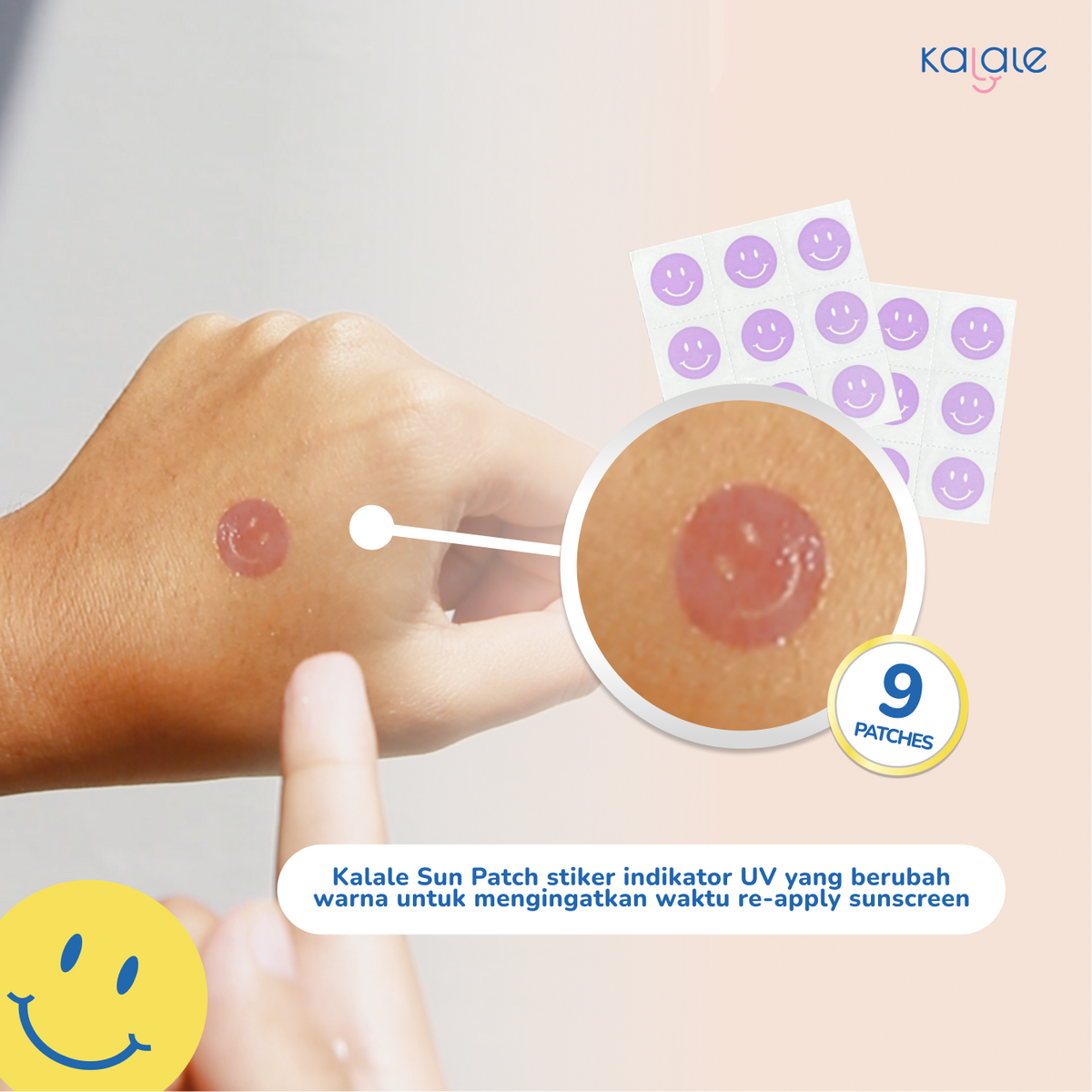 Sun Patch - UV Detection Skin Patch  For Sunscreen/Sunblock For Kids & Adults - Image 3