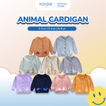 Kalale Cardigan 1-6 Tahun (Atasan Sweater Outer Kancing Karakter Hewan Anak Usia 1 2 3 4 5 6 Tahun) thumbnail