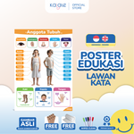 GOOROO by Kalale - Poster Pendidikan Edukasi Mainan Belajar Anak Usia Balita Batita PAUD TK SD MI thumbnail
