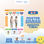 GOOROO by Kalale - Poster Pendidikan Edukasi Mainan Belajar Anak Usia Balita Batita PAUD TK SD MI thumbnail