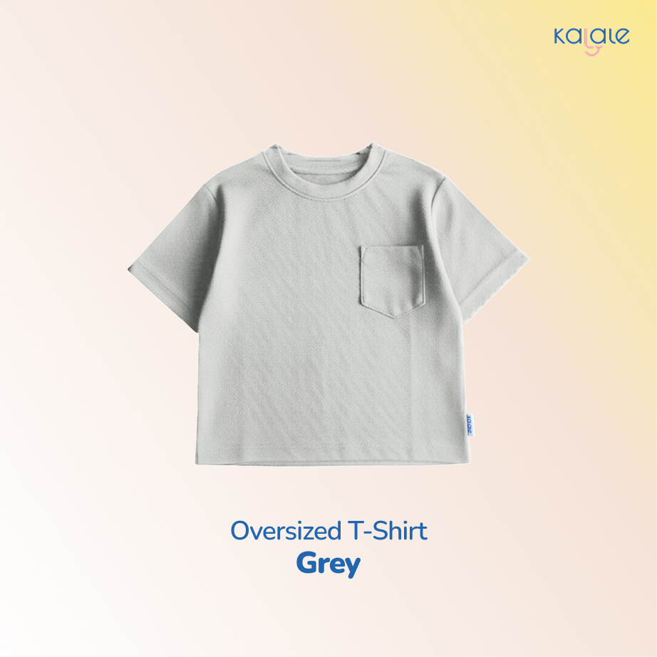 Kalale - Oversized T-Shirt Kemeja Anak Laki-Laki Lengan Pendek Bahan Katun Lembut Adem 1-10 Tahun Warna Lengkap - Image 13
