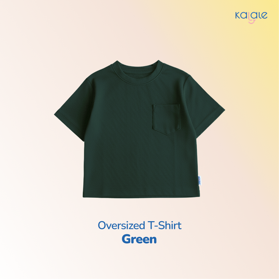 Kalale - Oversized T-Shirt Kemeja Anak Laki-Laki Lengan Pendek Bahan Katun Lembut Adem 1-10 Tahun Warna Lengkap - Image 12