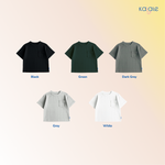 Kalale - Oversized T-Shirt Kemeja Anak Laki-Laki Lengan Pendek Bahan Katun Lembut Adem 1-10 Tahun Warna Lengkap thumbnail
