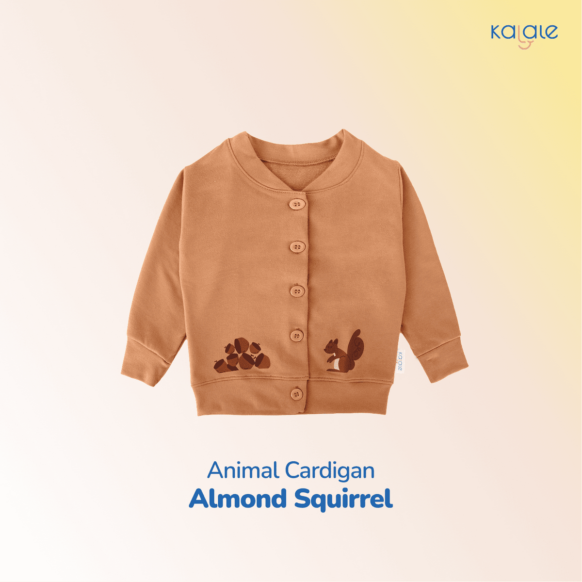 Kalale Cardigan 1-6 Tahun (Atasan Sweater Outer Kancing Karakter Hewan Anak Usia 1 2 3 4 5 6 Tahun) - Image 4