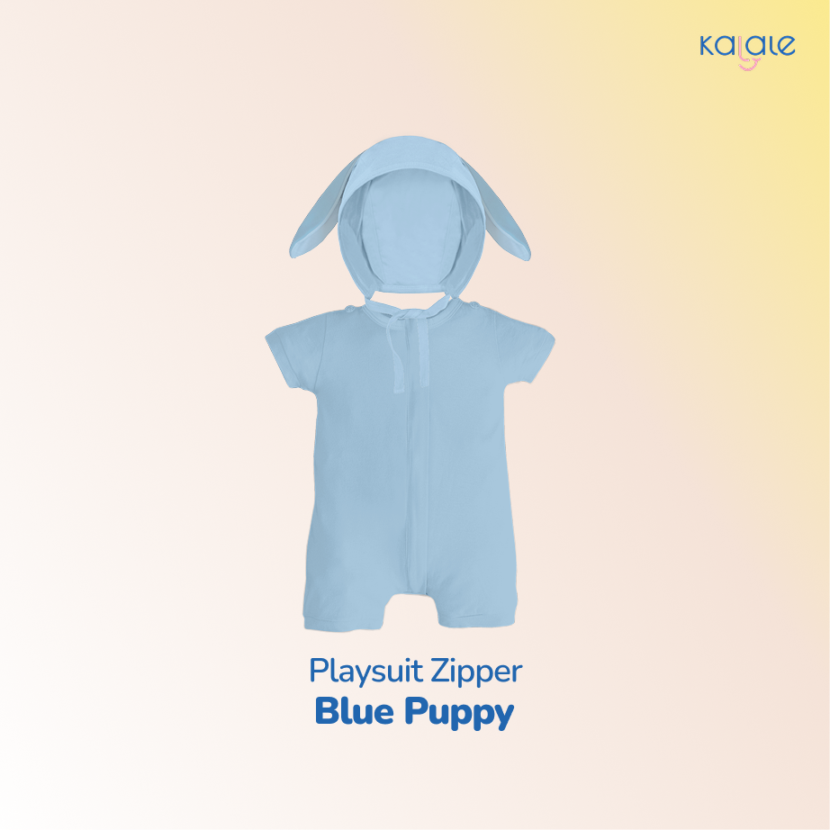 Kalale Baby Playsuit Zipper free Bonnet Animal (Romper / Jumper / Jumpsuit Anak dan Bayi) - Image 6