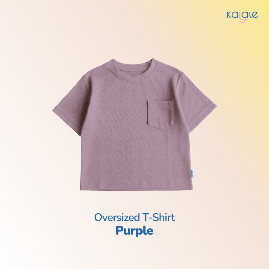 Kalale - Oversized T-Shirt Kemeja Anak Laki-Laki Lengan Pendek Bahan Katun Lembut Adem 1-10 Tahun Warna Lengkap - Image 17