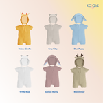 Kalale Baby Playsuit Zipper free Bonnet Animal (Romper / Jumper / Jumpsuit Anak dan Bayi) thumbnail